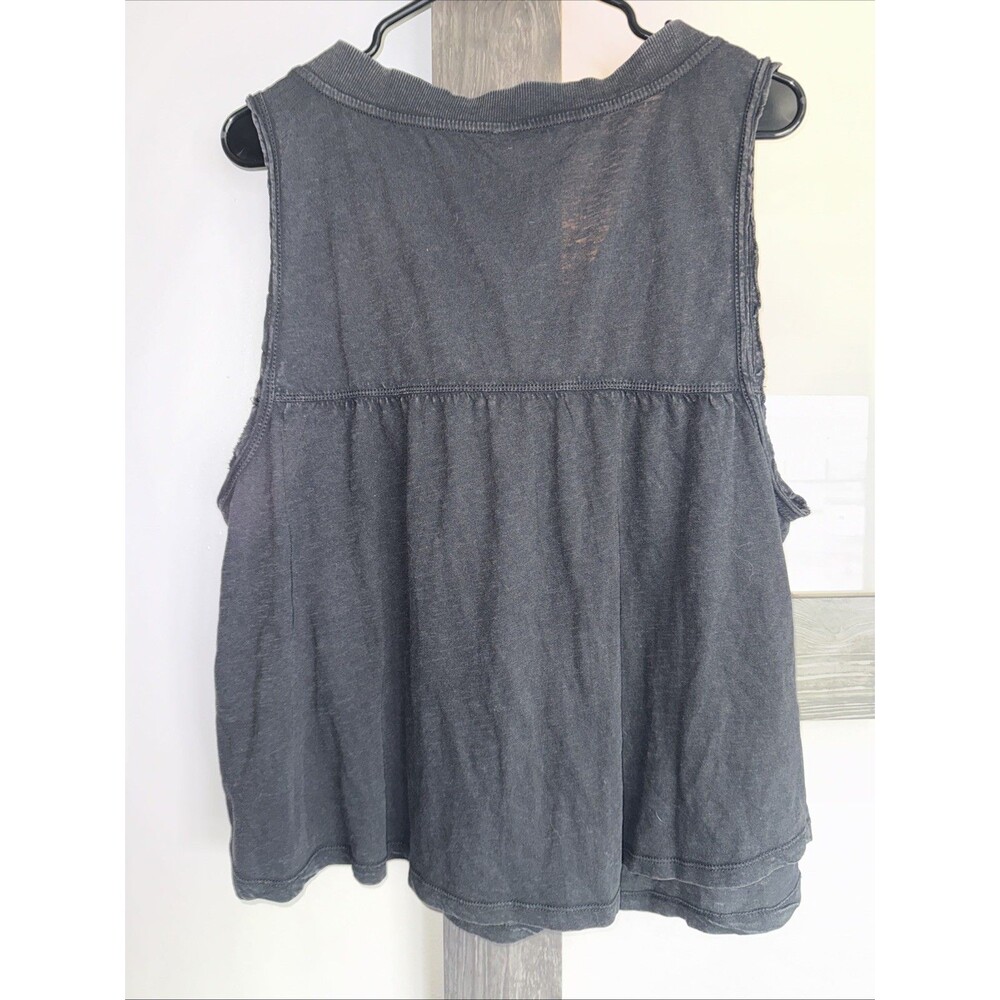 Antropologie Daily Practice Black Tank Top Size XL Woman’s - Picture 5 of 6
